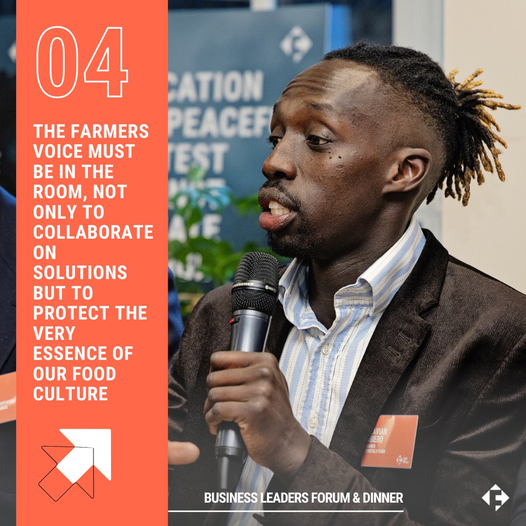 BUSINESS LEADERS FORUM & DINNER   

💥 We've distilled the conversations from our diverse speakers, capturing their perspectives.

Key Takeaway #4

#FutureOfFood #SystemChange #HealthySustainableDiets #FutureFoodMovement #EveryJobIsAClimateJob