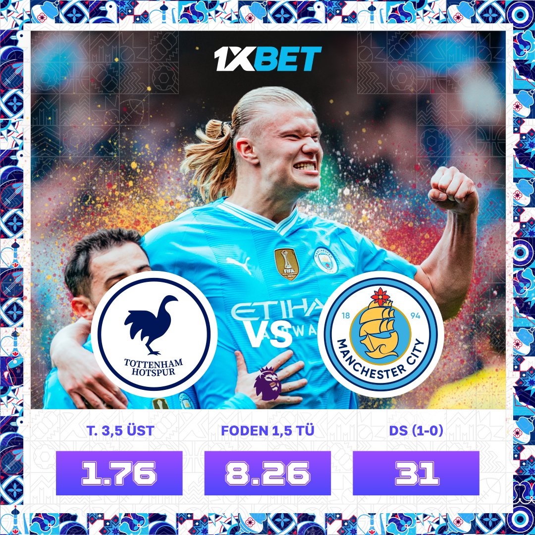 🏴󠁧󠁢󠁥󠁮󠁧󠁿 Tottenham 🆚 Man City 🏴󠁧󠁢󠁥󠁮󠁧󠁿

🔥 İPL yarışındaki en önemli maç

😤 Man City'nin sadece kazanması gerekiyor.

Favorinize bahis yapın ➡️ tapxlink.com/england_premie…
