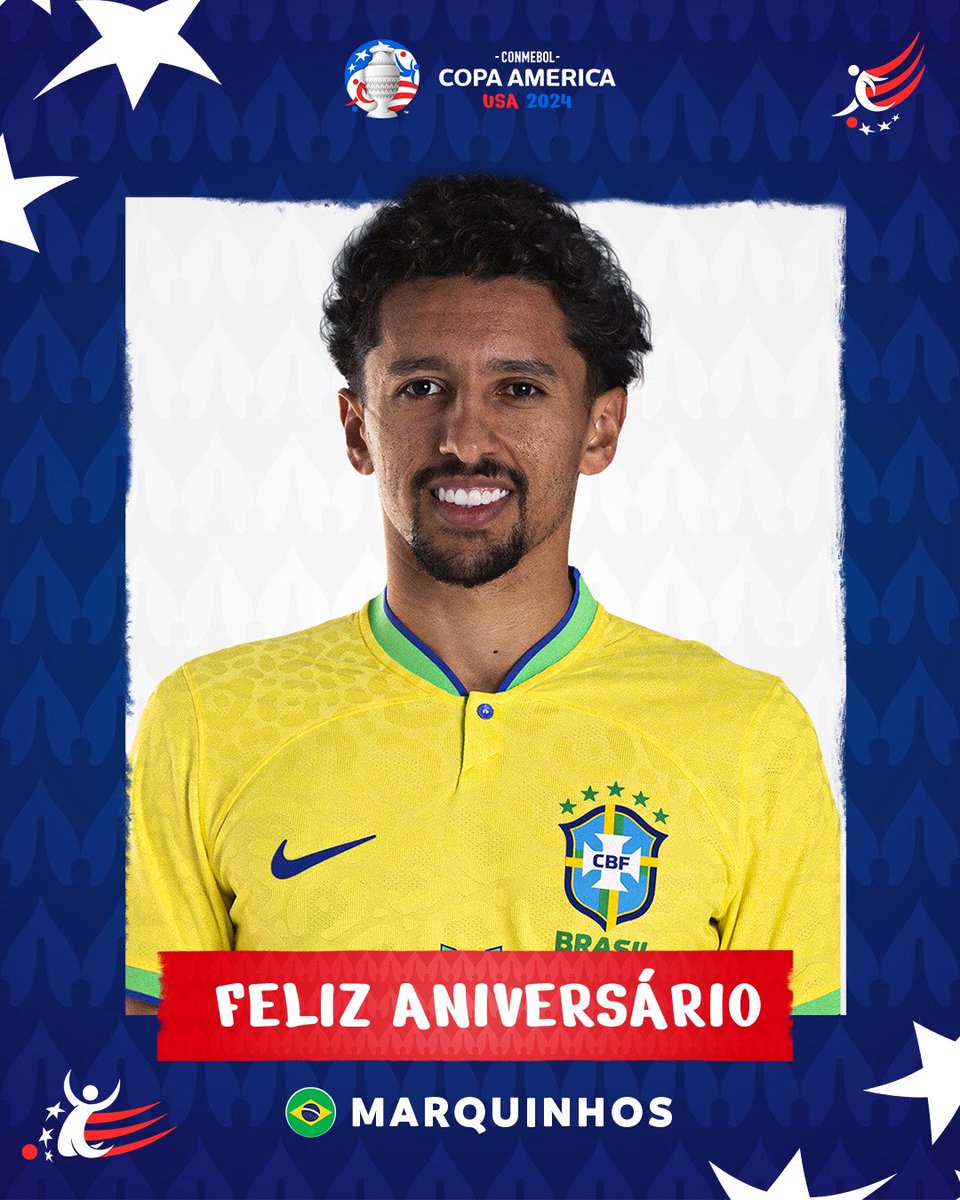 Feliz Aniversário, @marquinhos_m5! 🇧🇷 Campeão da CONMEBOL Copa América™ em casa em 2019 🏆 #VibraOContinente
