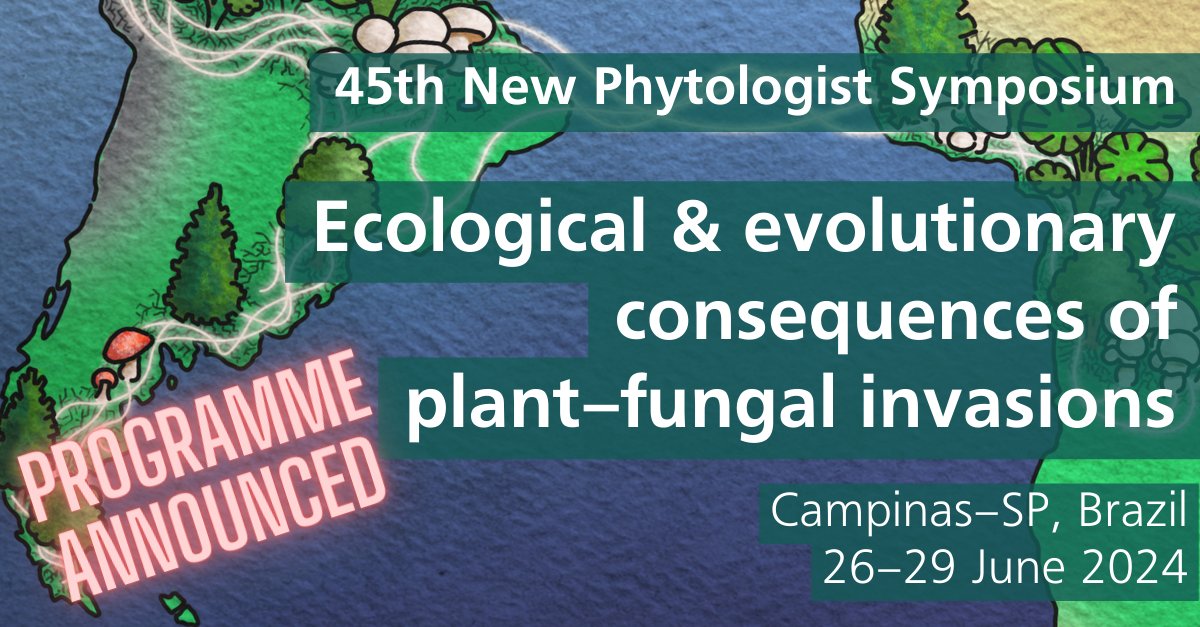 ❗ Deadline approaching! Register now for the #45NPS: Ecological and evolutionary consequences of plant–fungal invasions! Subsidised registration rates include 5 nights accommodation from £250 (student) or £380 (early career researcher). 👉 ow.ly/CNXC50RFumU