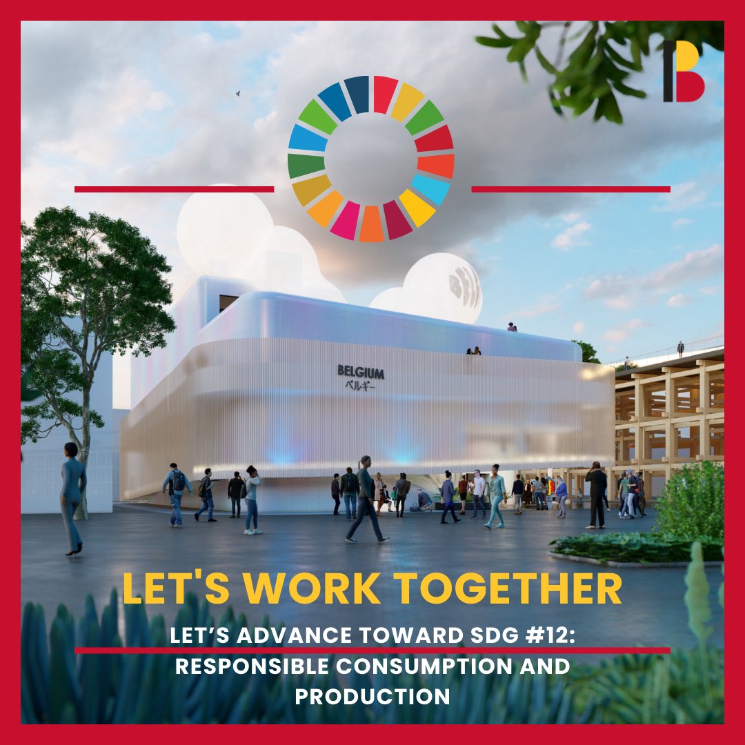 🇧🇪 The Belgian pavilion at Expo 2025 Osaka is dedicated to advancing #SDG12 - Responsible Consumption and Production, with a focus on saving lives! 🔄🌱

In our pavilion, we highlight Belgium's commitment to promoting sustainable consumption and production patterns while