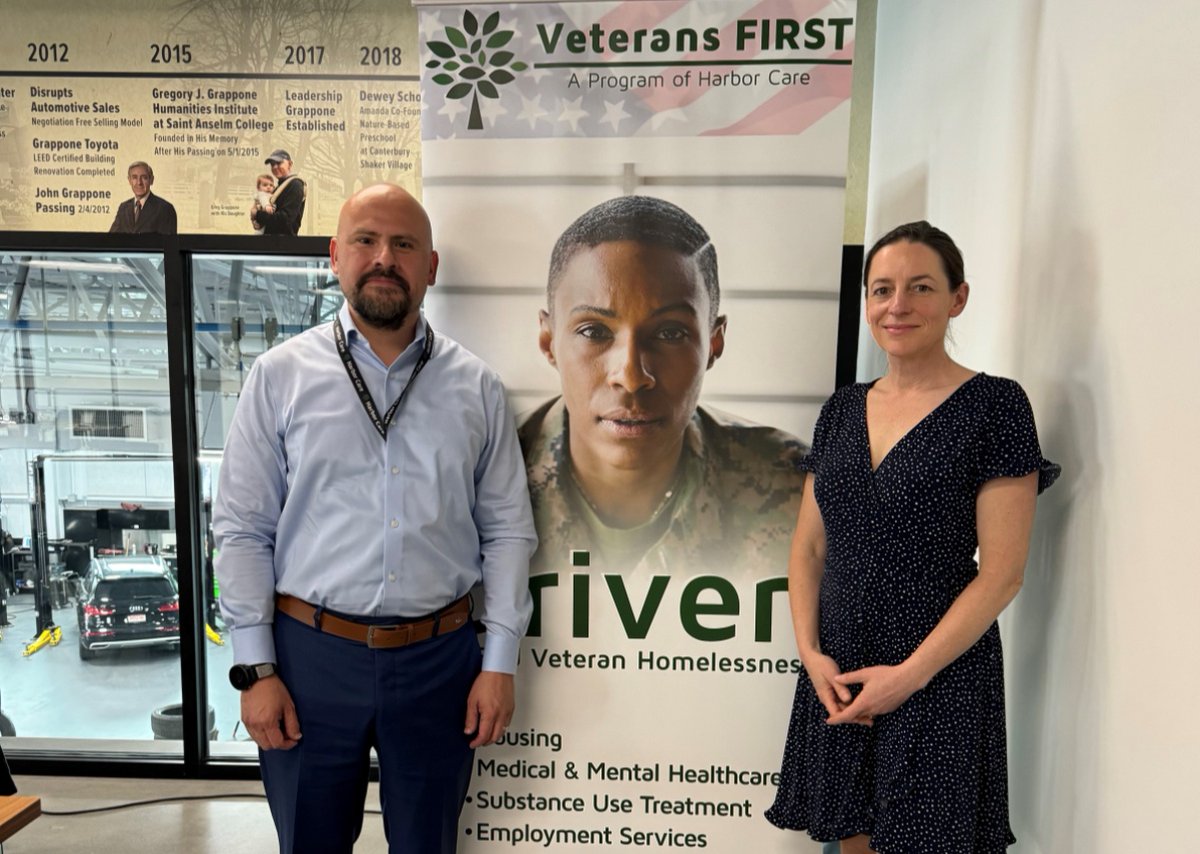 “HUGE THANKS to Amanda Grappone Osmer/Grappone Mazda for convening leaders to discuss veteran homelessness and raise funds to support our Veterans FIRST program. @Grappone Automotive Group  @Greater Nashua Continuum of Care #homeless #veterans #veteranshelpingveterans