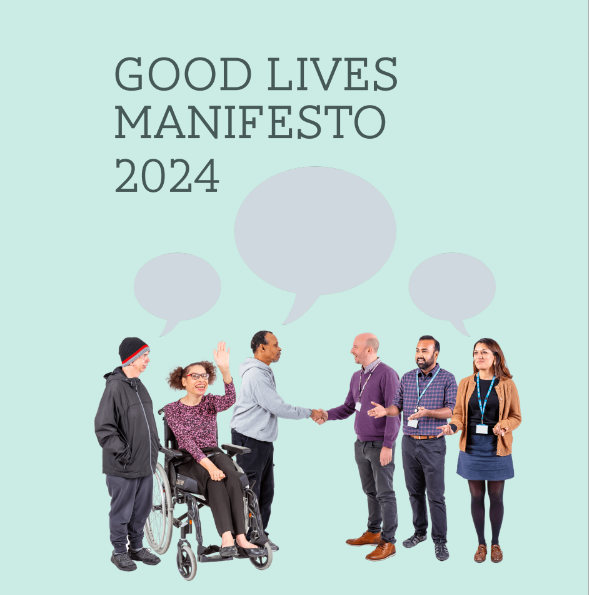 Today sees the launch of the Good Lives Manifesto 2024. The needs and priorities of people with a #LearningDisability should and must be included by their MPs and governments. Share the Good Lives Manifesto and help to make #GoodLives a reality. ➡️tinyurl.com/mr27c84r