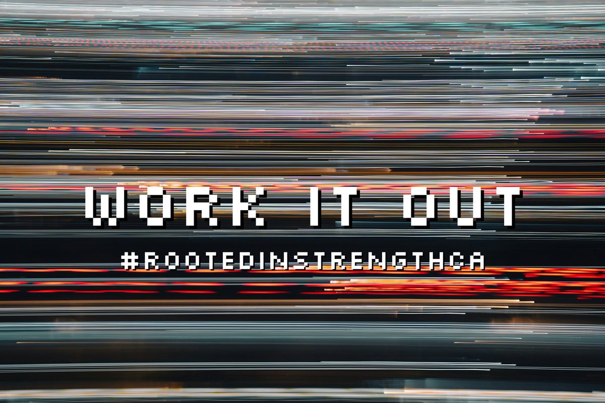 God will always show up on your behalf and Work It All Out for your good. Don’t let the worries or struggles of the day weigh you down. Give praise to God for all the things he has Worked Out to bring you this far. He is good all of the time. Psalms 34:1 #RootedInStrengthCA