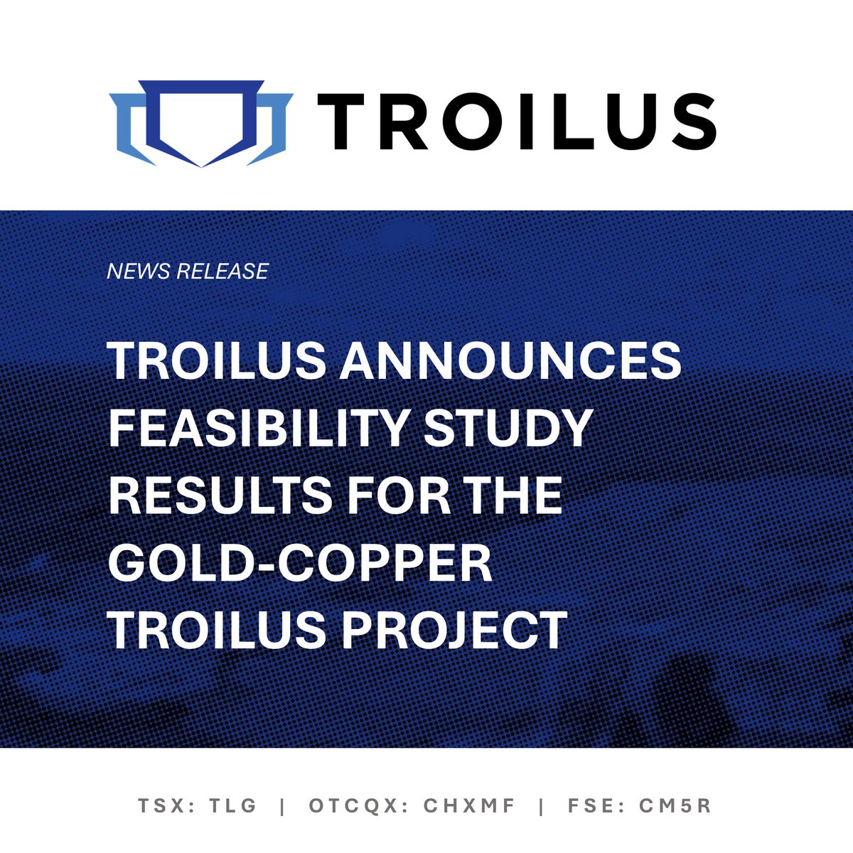 TroilusMining's tweet image. #Troilus announces Feasibility Study results for the #gold-#copper Troilus Project: outlines a large scale, 22-year open pit project in tier-one jurisdiction with USD$884.5 million NPV5%.

Read the news here: troilusgold.net/PR 

$TLG $CHXMF $CM5R