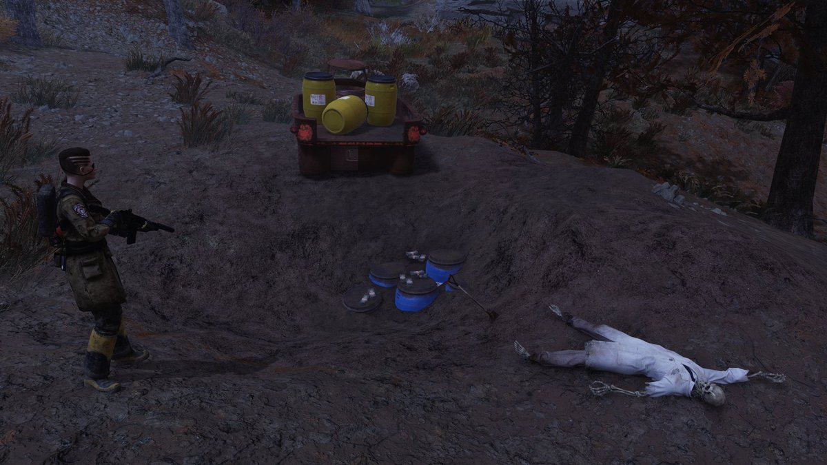 APoynton90's tweet image. When you're on patrol around the Forest and Savage Divide you do come across some strange sites and artifacts from the old world #Fallout76 #FalloutRP #Fallout #Responders