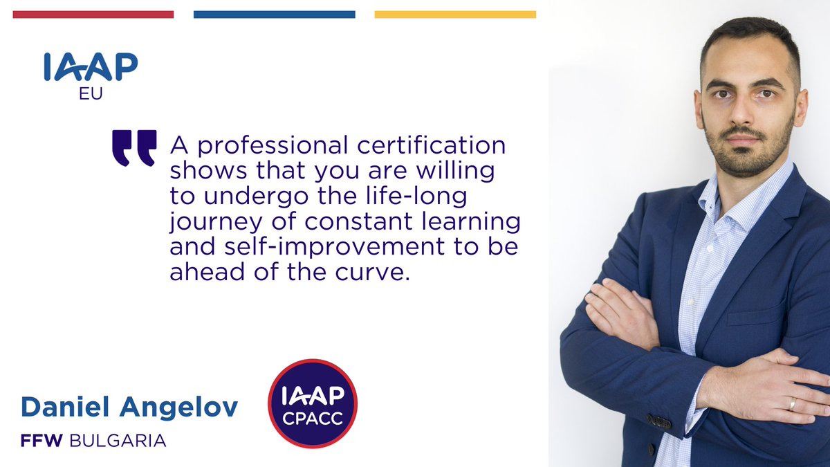 The #IAAP - International Association of Accessibility Professionals Certified Professional in Accessibility Core Competencies made me even more involved in the topic and an active proponent of accessibility, says Daniel Angelov in this week's interview linkedin.com/pulse/intervie…