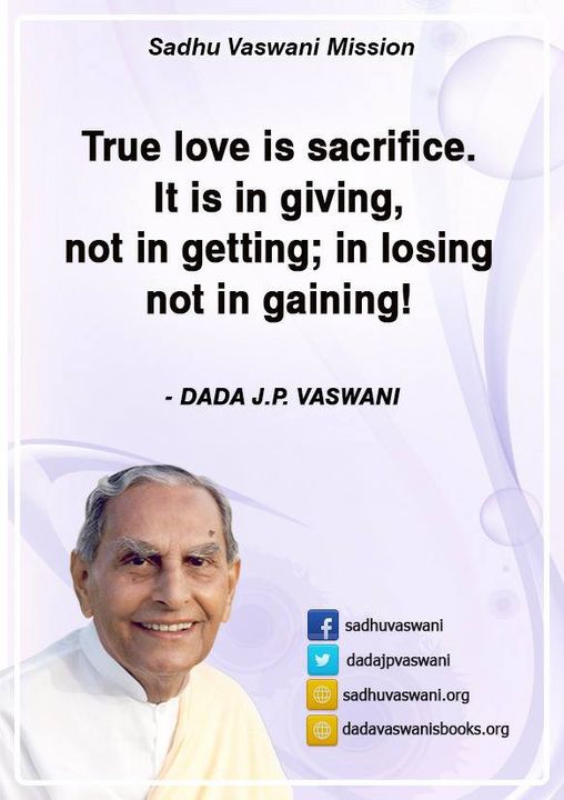 True love is sacrifice. It is in giving, not in getting; in losing, not in gaining.

#thoughtoftheday #love #giving #serve