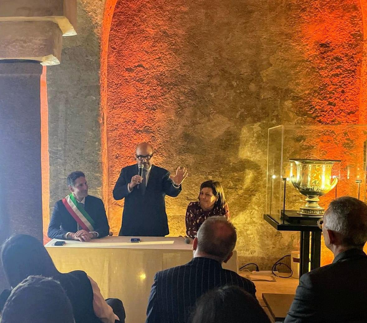 sabap_salerno's tweet image. ‼️ Venerdì 11 maggio, nel Museo Mar di Positano, si è tenuta, alla presenza del Ministro Gennaro Sangiuliano, la presentazione del progetto "Piano strategico grandi progetti Beni Culturali. Nuove prospettive di scavo e valorizzazione della Villa Romana di Positano".