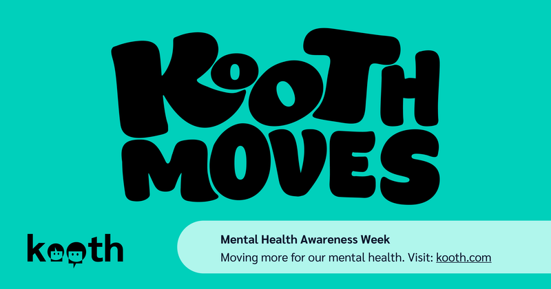 Join us this Mental Health Awareness Week as we aim to highlight the power of movement for mental health! 💫

Inspiring videos, tips &amp; blogs @ explore.kooth.com/movement. Sign up at Kooth.com for anonymous, FREE and confidential support!

#KoothMoves #Kooth #MHAW