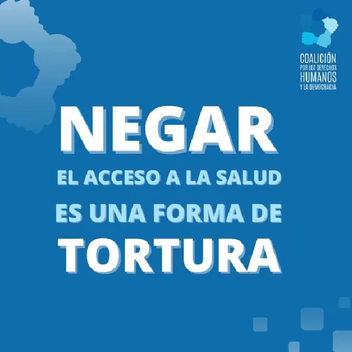 Los presos políticos padecen de pérdida de peso, hernias, hipertensión arterial, trastornos de sueños, dificultad respiratoria, lesiones de piel, auditivas y visual entre otras patologías. #LibertadParaTodosLosPresosPoliticos #JusticiaMilitar #DerechosHumanos #Venezuela 🇻🇪