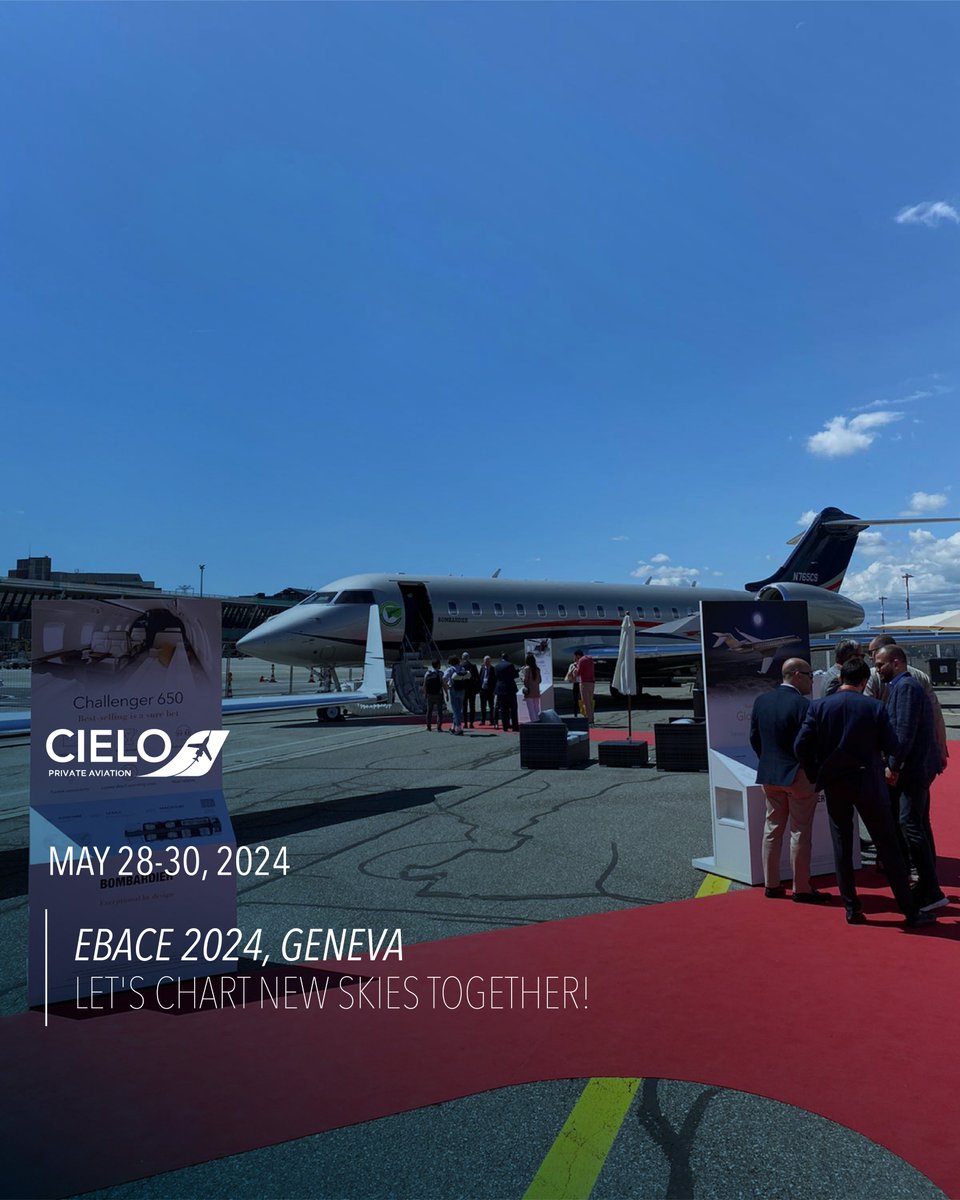 Delighted to announce our presence at EBACE 2024! ✈️

Looking forward to reconnecting with industry peers and forging new partnerships. 🌟

#privateaviation #luxurytravel #businessaviation