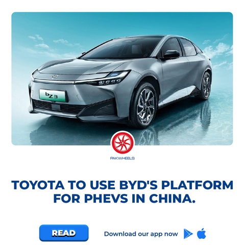Toyota, the renowned Japanese automotive company, is reportedly poised to use BYD’s plug-in hybrid DM-i platform, the world’s largest NEV (New Energy Vehicle) manufacturer. Read more at: ow.ly/zLy550RFuCy #Pakwheels #PWblog #Toyota #BYD