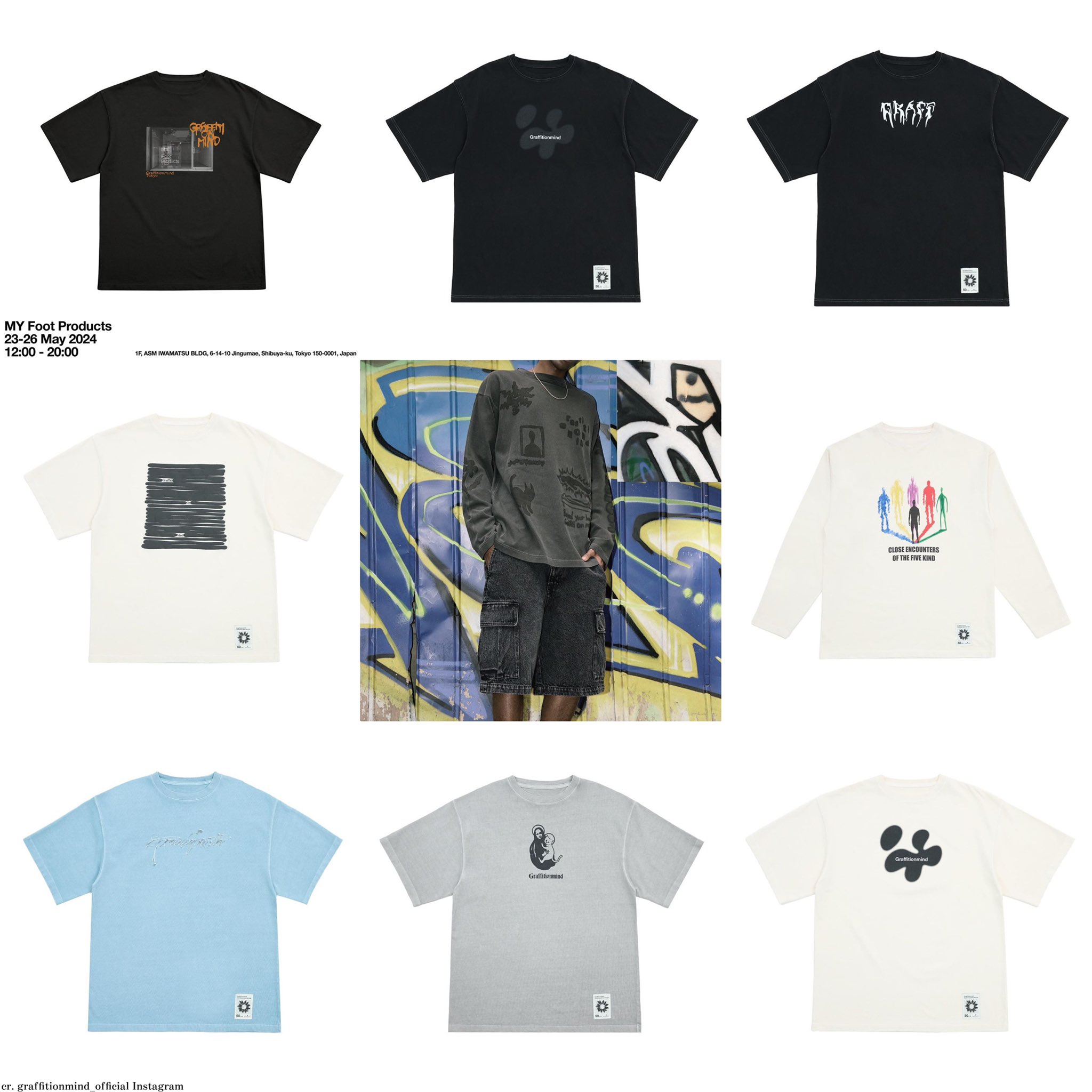 【本日限定】BTS ジョングク着用 兄 GRAFFITIONMIND Tシャツ BTS ジョングクの兄が手掛ける「グラフィティオンマインド」が