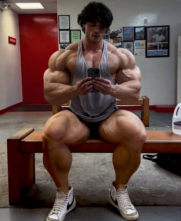 My dreams are coming true bro! I’m the biggest man on campus! I got so many stares at the gym today! Dude I’m feeling pumped as fuck! *creek* *BWOMPH* it just feels… great… *crack* *BWOMPH* *BOOM* fuck did the bench just break? *BWOMPH* Mmph im growing? *BWOMPH* more… MORE!