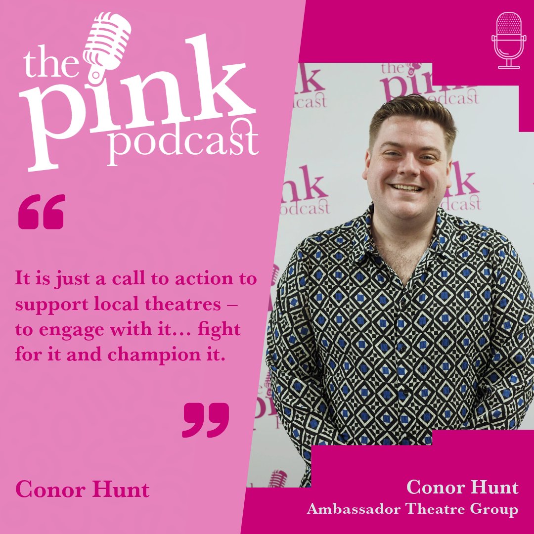 ⭐️ The next episode of 𝐓𝐡𝐞 𝐏𝐢𝐧𝐤 𝐏𝐨𝐝𝐜𝐚𝐬𝐭 drops tomorrow with our amazing guest host @conor_hunt.  Conor is a Producer & Playwright, currently working at @ATGTICKETS as their West End Senior Creative Learning Manager. (1/3)

#podcast #artseducation