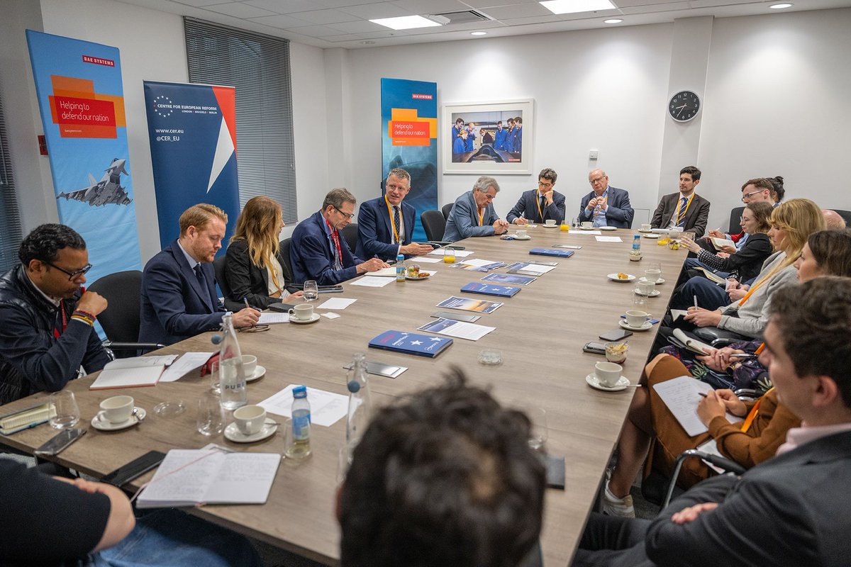 Thank you to @LukePollard for speaking at our breakfast on 'Labour's plan to better defend Britain' in London this morning. Kindly hosted by @BAESystemsplc