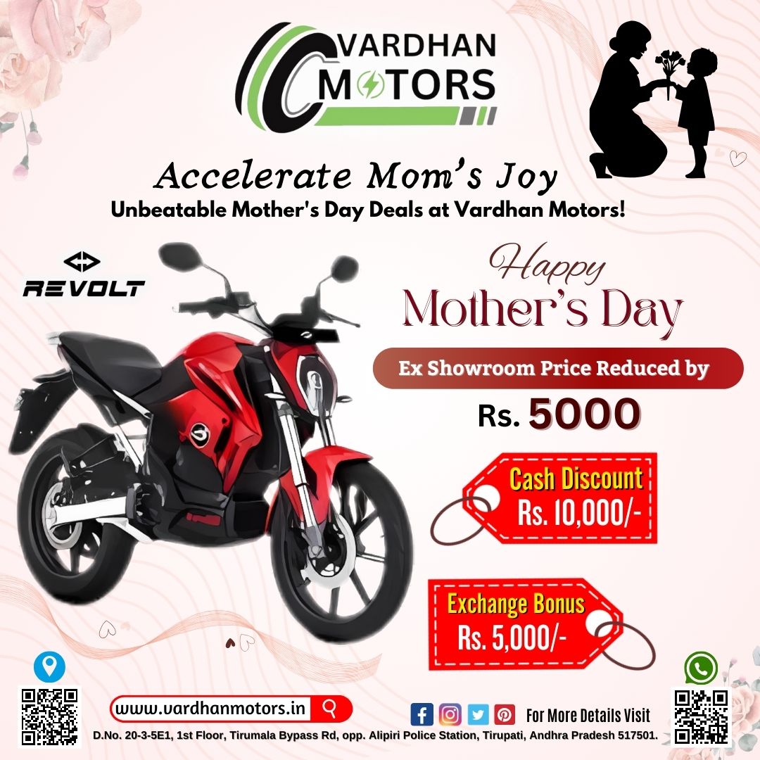 This Mother's Day, let's celebrate the driving force of our lives – Mom! 🚗From luxurious rides to impeccable service, give her the gift of elegance and convenience. 
Thank you
Vardhan motors
9441229886

#MomDriven #VardhanMotorsMoms #MothersDayRide #MomOnTheRoad #LuxuryForMom