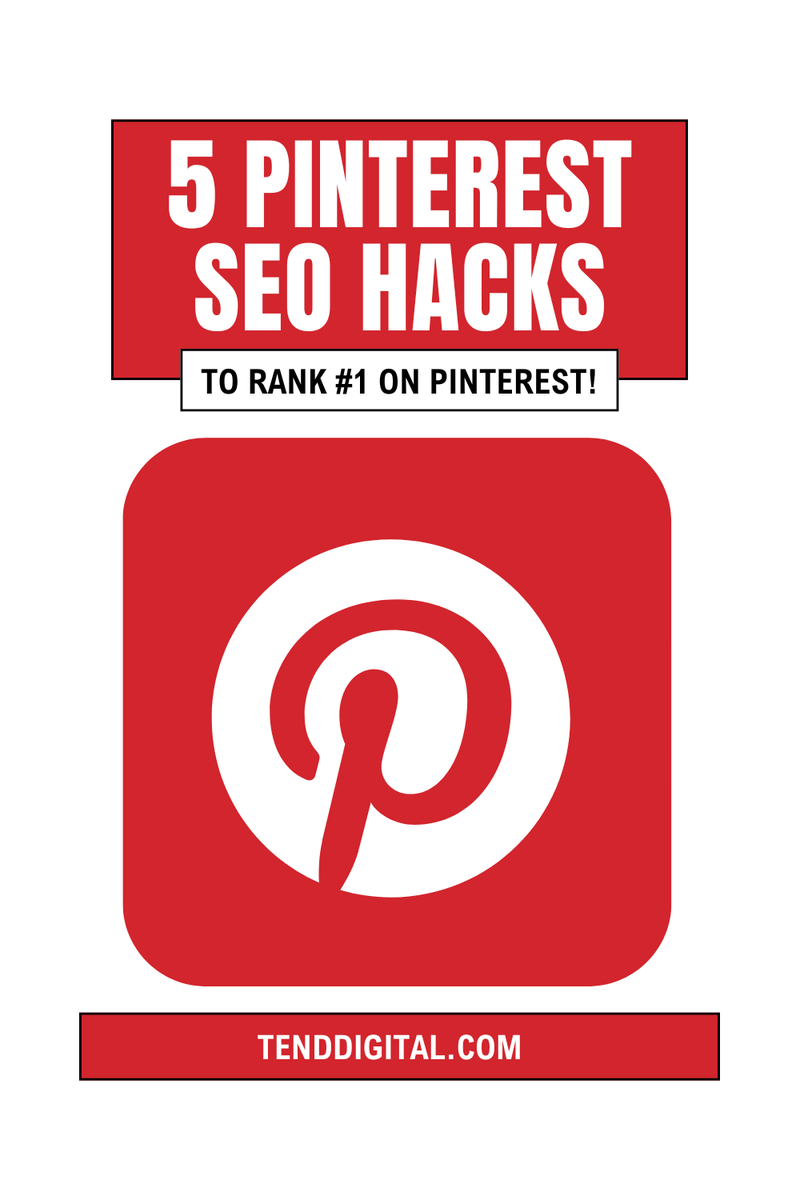 Tenddigital's tweet image. 5 Pinterest SEO Hacks to Rank #1 on Pinterest!

1. Optimize Pin Titles and Descriptions
2. Create Vertical Pins
3. Utilize Rich Pins
4. Pin Consistently
5. Engage with Your Audience

#Pinterest #pinterestmarketing #pinterestforbusiness #PinterestTips #pinterestseo