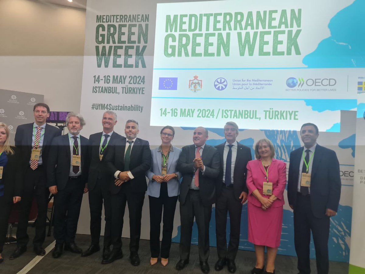 It is a vision that was materialized and need to be taken further thanks @AchrafGlobal @OECDglobal @@OECD and thabk @GaiaThinks my colleague at @UfMSecretariat and all our teams. Thabks for @EU_ENV @eu_near @EUClimateAction #Jordan and @eu_eeas . @MFATurkiye .