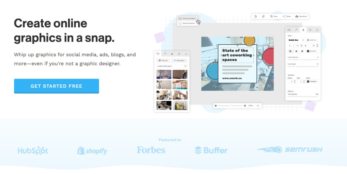 zerocodercom's tweet image. 🎨 Say goodbye to design struggles!
With Snappa, anyone can create eye-catching infographics in minutes. Add images, text, effects, and shapes effortlessly. Plus, enjoy tons of templates for instant inspiration.
Elevate your content game for free! snappa.com…