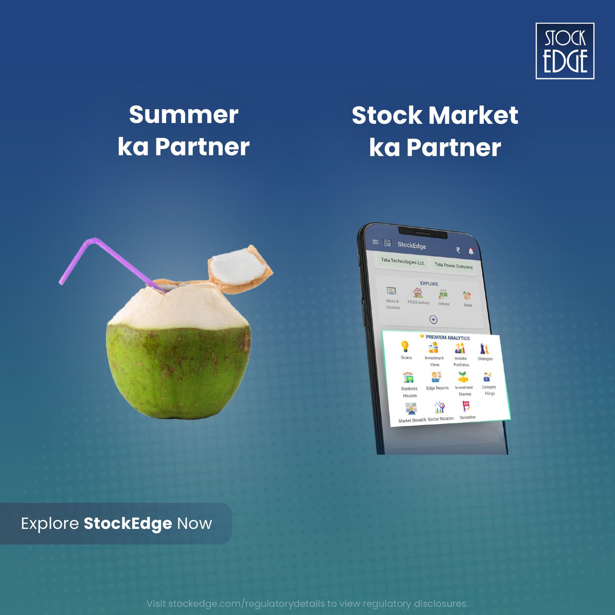 elearnmarkets's tweet photo. Iss garmi mein banaiye apna financial future bright!๐ธ StockEdge ke saath smart investing seekho aur apne dreams ko pura karo.
Abhi download karein aur baniye #SelfIsSmart Get it now๐
https://t.co/EYQd2jamW8
@mystockedge https://t.co/mK8xwXbRJY