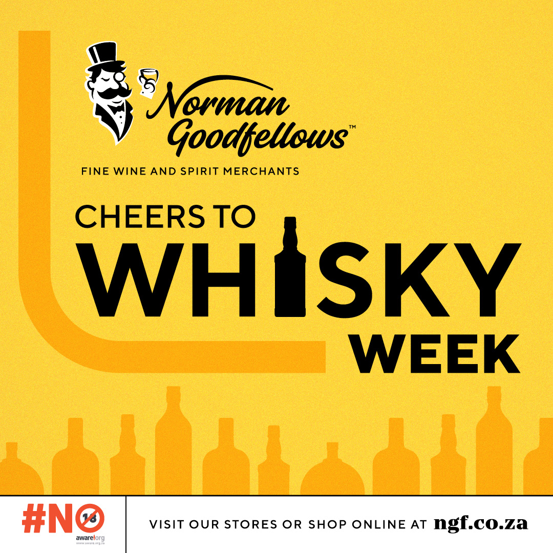 Raise your glasses because it's that time of the year again! Save on selected products this Whisky Week. Visit our stores or shop online at ngf.co.za. Excludes Norman Goodfellows Sunset Beach convenience store. 🥃: ngf.co.za/product-tag/ch…
