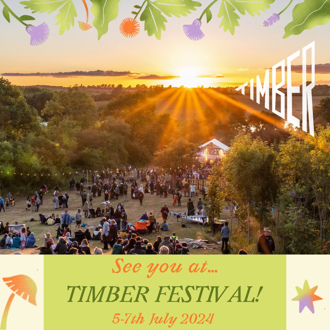 Ohhhh yes! 

We will be returning for the 3rd year to the amazing @Timberfest 

This year we are working with an amazing set of partners with us to run workshops, talks, night walks & interactive sessions across the festival! 

In partnership: @DCC @Familyhubs @cm_derby @DerbyUni