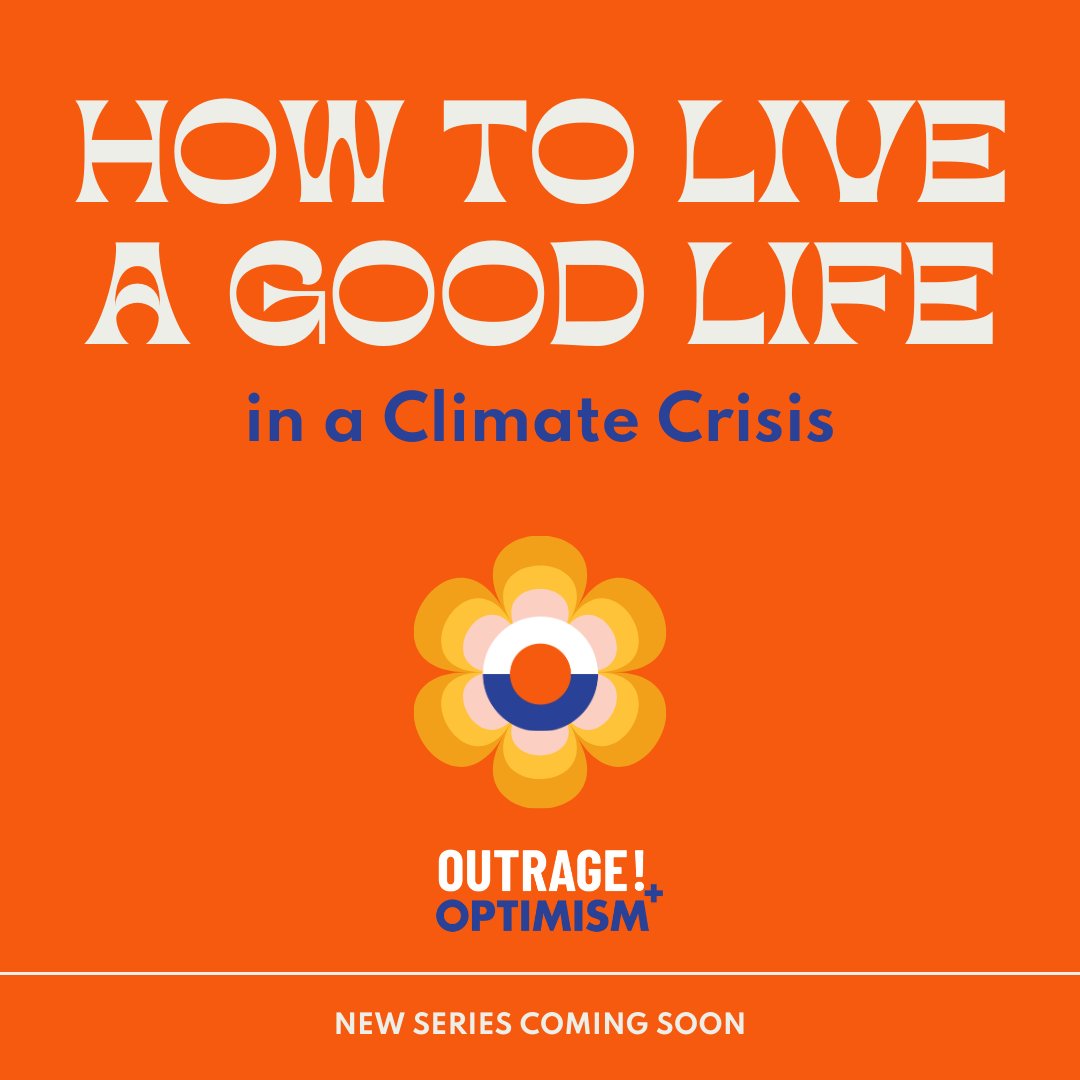 📣 YOUR CLIMATE CONUNDRUMS PLEASE! Living through a climate crisis is complicated. There are no easy answers, but perhaps together we can figure out what it means to live a good life now. Drop your question as a voicemail here (or reply below): speakpipe.com/OutrageandOpti…