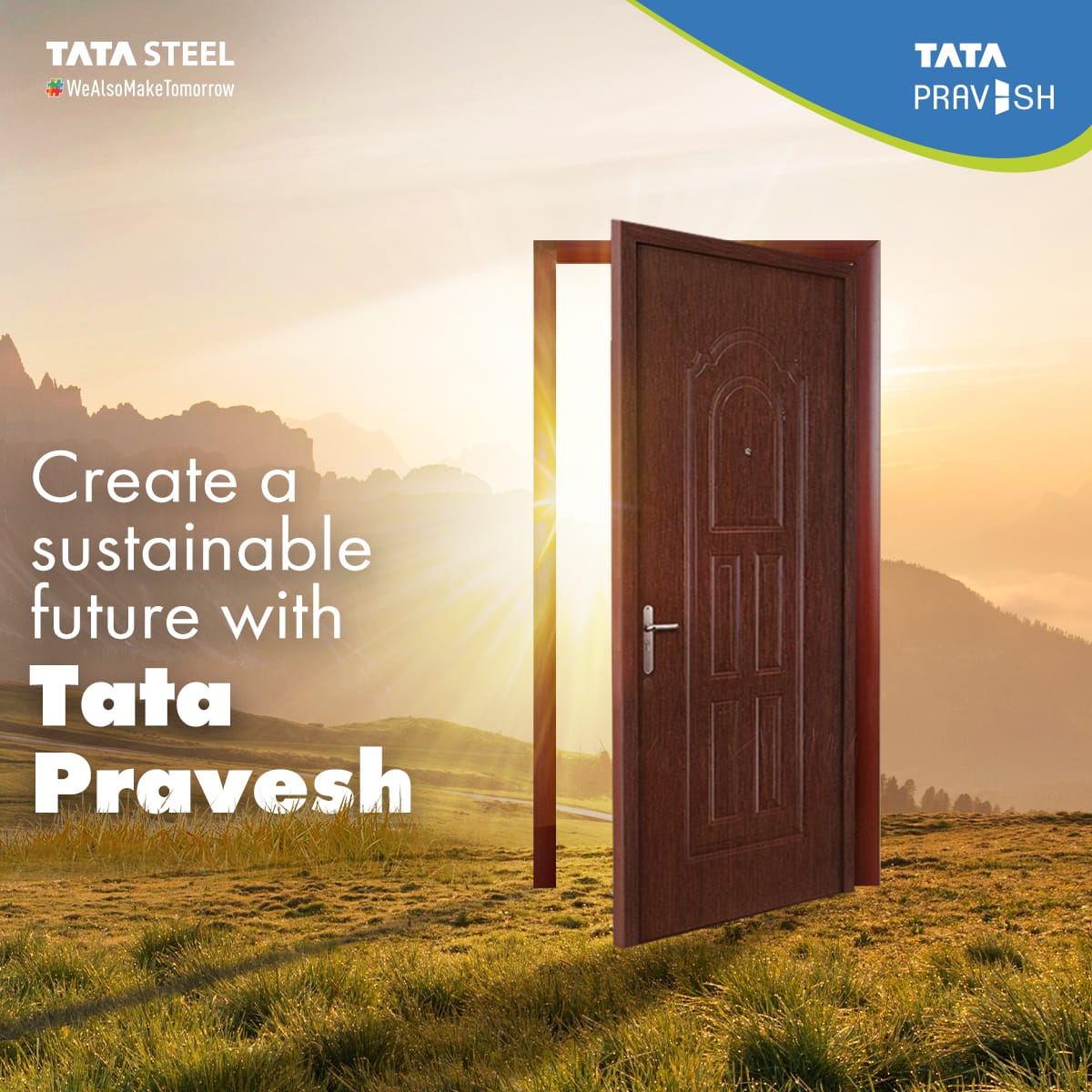 Together, let's build homes that not only stand the test of time but also contribute to a greener, more eco-conscious world. 

Join us in making a lasting difference.
.
.
#TataPravesh #AkelaHiKaafiHai #Safety #FireSafeDoors #TataPraveshDoors #AHKH #SustainableLiving #GreenFuture