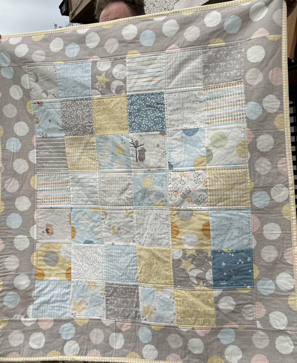 Another new range #DIsForDream from @ModaFabrics again. Very cute. #BabyGift #Patchwork #Quilt #MadeToOrder #MadeInCavan