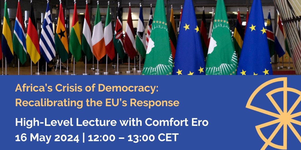 📅| EVENT ALERT Don't miss our high-level lecture exploring Africa's evolving political landscape. Join @CrisisGroup's President @EroComfort and @asazca as they dissect the surge of authoritarianism and its repercussions for EU-Africa relations.👇 engage-eu.eu/e16