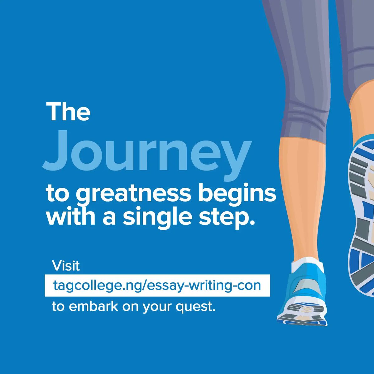 Dear writers, are you ready to showcase your writing prowess and compete against the brightest minds in Nigeria? 📝

Join us in the Essay Writing Contest and let your creativity shine. 🏆

Click here for more: 👇
tagcollege.ng/essay-writing-…

#TAGCollegeEWC #GreatnessAwait #TAGCollege