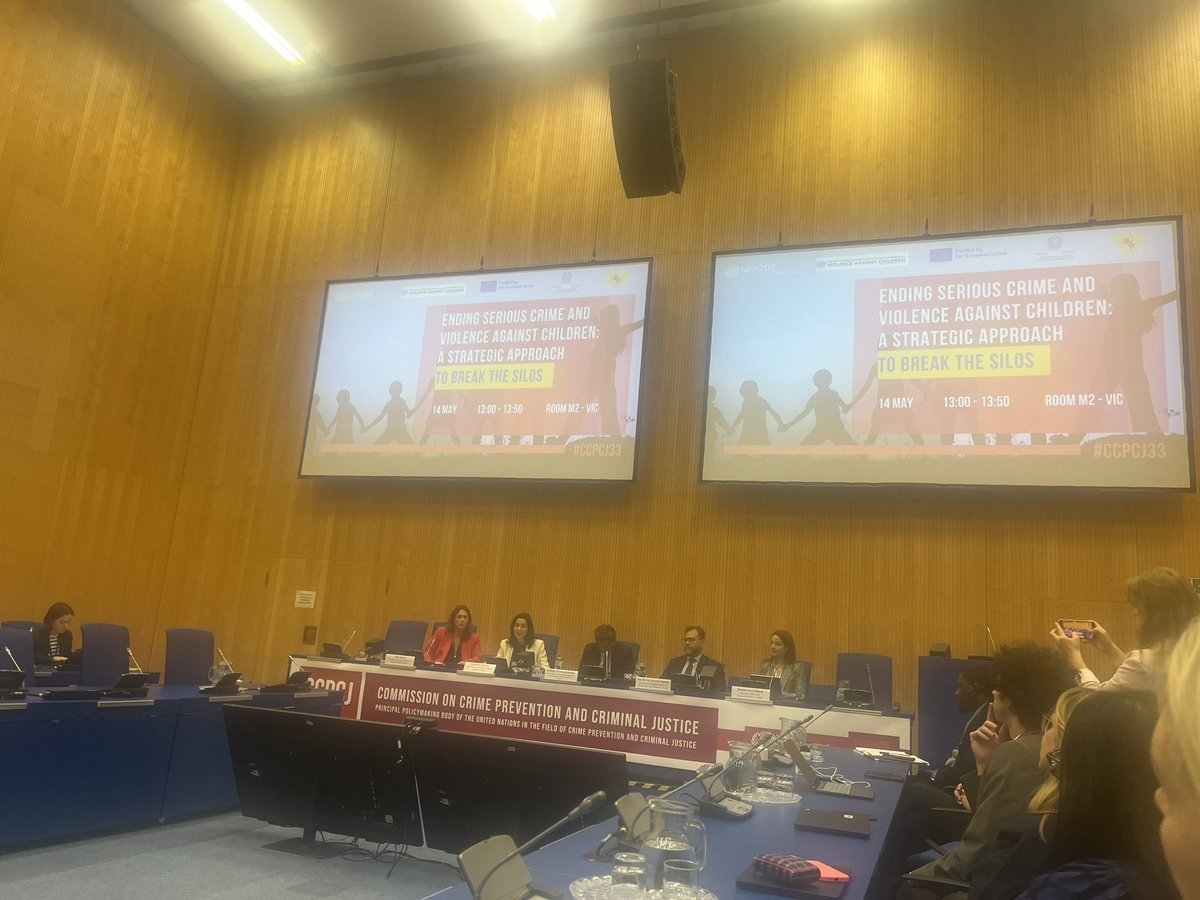 Ending VAC, strategic approach to break silos - side event with the support of the #EU @CCPCJ @UNODC