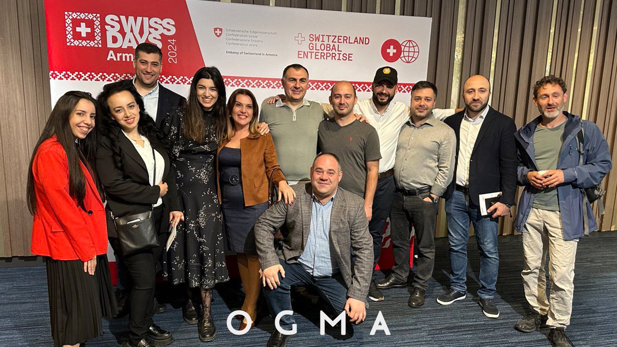 inc_ogma's tweet image. 🎉 Today, Ogma Inc. joined the SWISS DAYS event! 
🤝 It&apos;s all about boosting teamwork between Armenia and Switzerland. We&apos;re excited to be part of this journey! #SwissDaysArmenia2024 #OgmaInc #SoftwareDevelopmentCompany #SoftwareDevelopment #CustomSoftwareDevelopment
