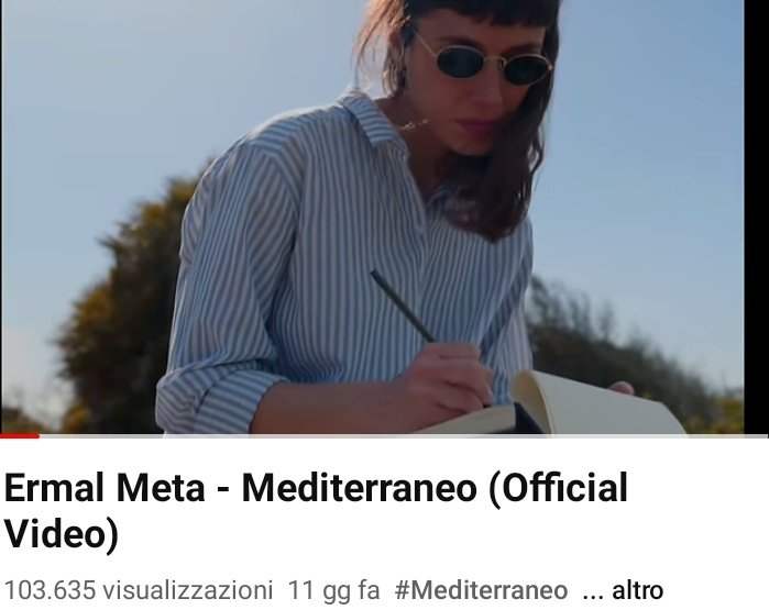 Superate le 100.000 visualizzazioni per il video di Mediterraneo su YouTube 🎉🎉🎉 🌅🌅 Daje che dobbiamo arrivare al milione!!! 💪💪
