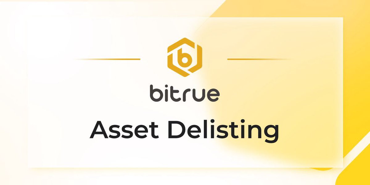 #Bitrue will delist several futures trading pairs

👉 More details support.bitrue.com/hc/en-001/arti…