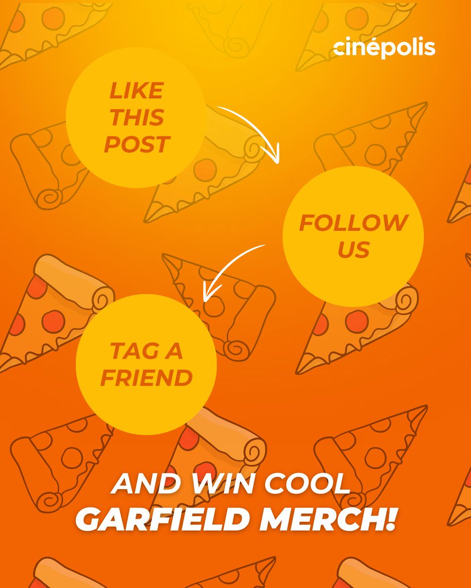 🚨#ContestAlert🚨

Ready to snag some purr-fect #TheGarfieldMovie2024 merch?

Simply like, follow, and comment for a chance to win exclusive goodies!

5 lucky winners will score official lazy cat merch. 😻

#Cinépolis #CinépolisIndia