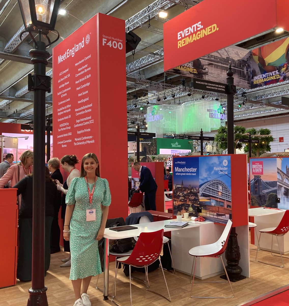 A big hello from IMEX Frankfurt 👋 

Our Senior Account Manager Emily is at @IMEX_Group  this week promoting all all things Manchester!

Thinking of bringing your next event to our wonderful city #eventprofs?

You can find her on @MeetEngland stand F400, pop along to say hello 🤝