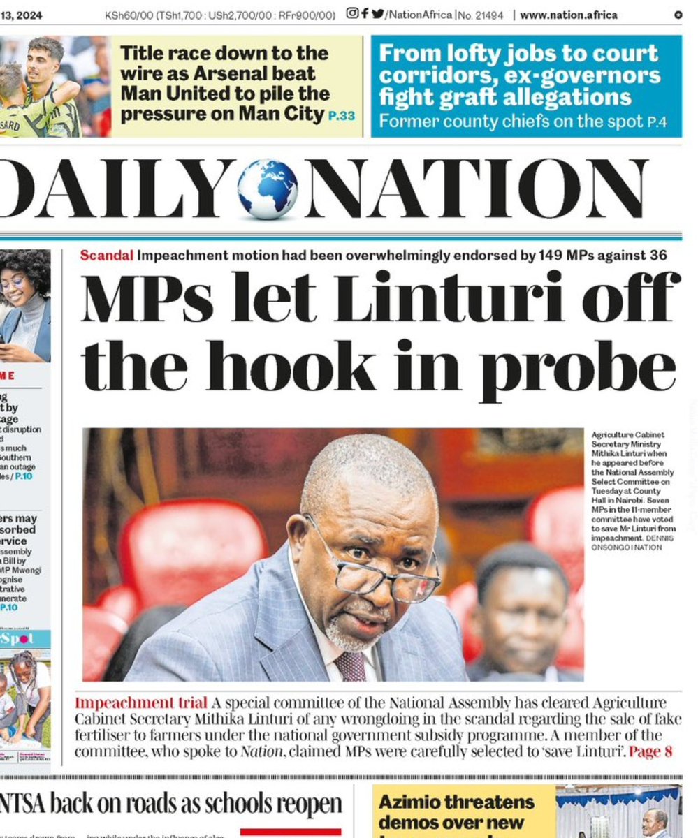 When Linturi impeachment clamour started I joked that MPs wouldn't impeach,didn't intend 2 impeach; instead this may be a process used to extract bribes. <a href="/EACCKenya/">EACC</a> u have a witness in Hon Omanyo,it is time we got 2 the bottom of bribery claims oft made in impeachment processes