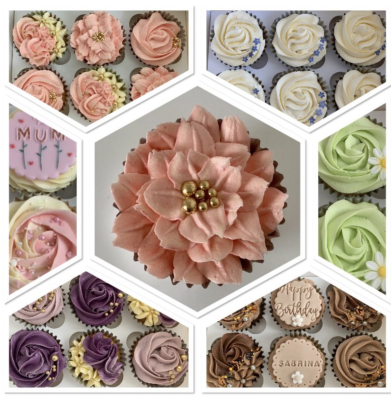 Freshly baked cupcakes from Poppy’s. Tell:07824 705364 or DM #firsttmaster #cupcakes #shopindie #London #EarlyBiz