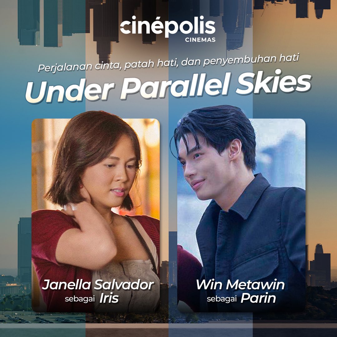 Ini kan yang paling kamu tungguin?? 👀 Nantikan #UnderParalellSkies, segera tayang di Cinépolis Cinemas. #CinepolisID