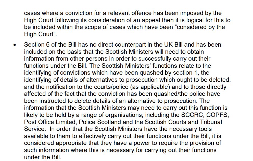 SNP ministers have spent months arguing that England and Wales legislation on Horizon exonerations should be extended to Scotland. But the Scottish legislation published today confirms that 'nuanced changes' are required because of the separate Scottish legal system.