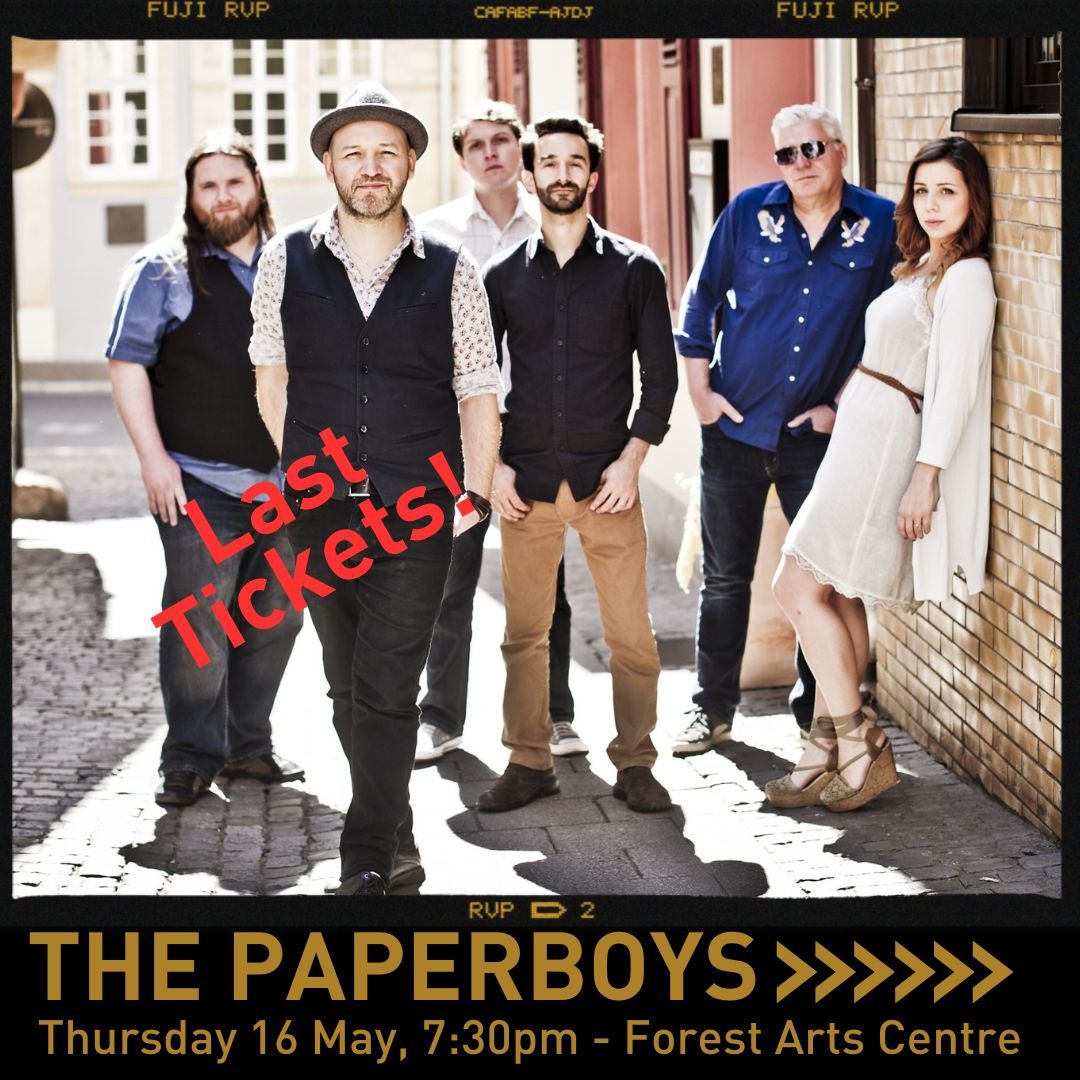 THURSDAY EVENING SHOW! Get ready for a musical adventure like no other with a globe-trotting sextet - The Paperboys! Join us for an unforgettable evening filled with Celtic reels, Mexican folk, bluegrass, and more. Last tickets: buff.ly/3U7NorI