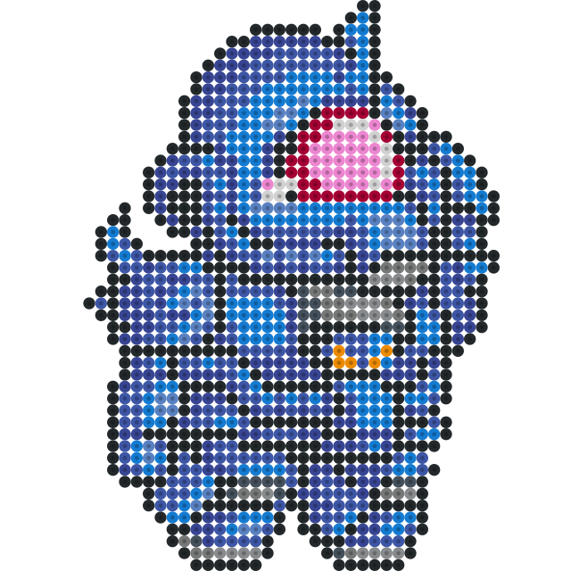 ironbeads_jp's tweet photo. 【スーパーファミコン】SD機動戦士ガンダム V作戦始動
#グフ
使用しているビーズの詳細はこちら
https://t.co/lrAJOmeNfF
#アイロンビーズ
#ミニフューズビーズ
#SFC
#MS07
#1992年
#ジオン軍
#エンジェル https://t.co/izear4h2nE