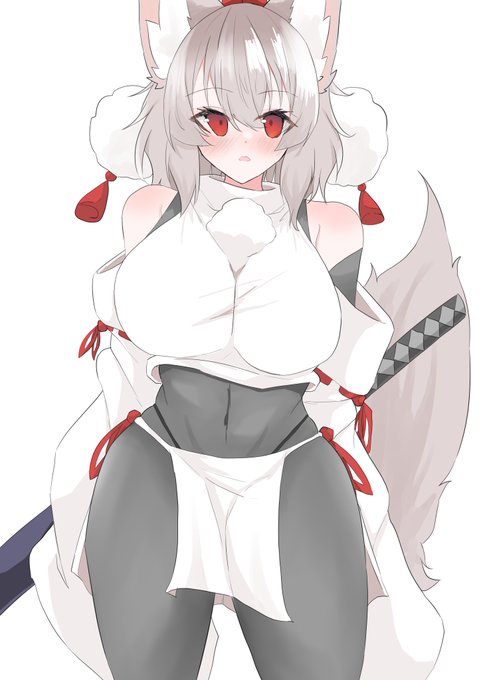 動きやすそうな衣装の椛ちゃん 