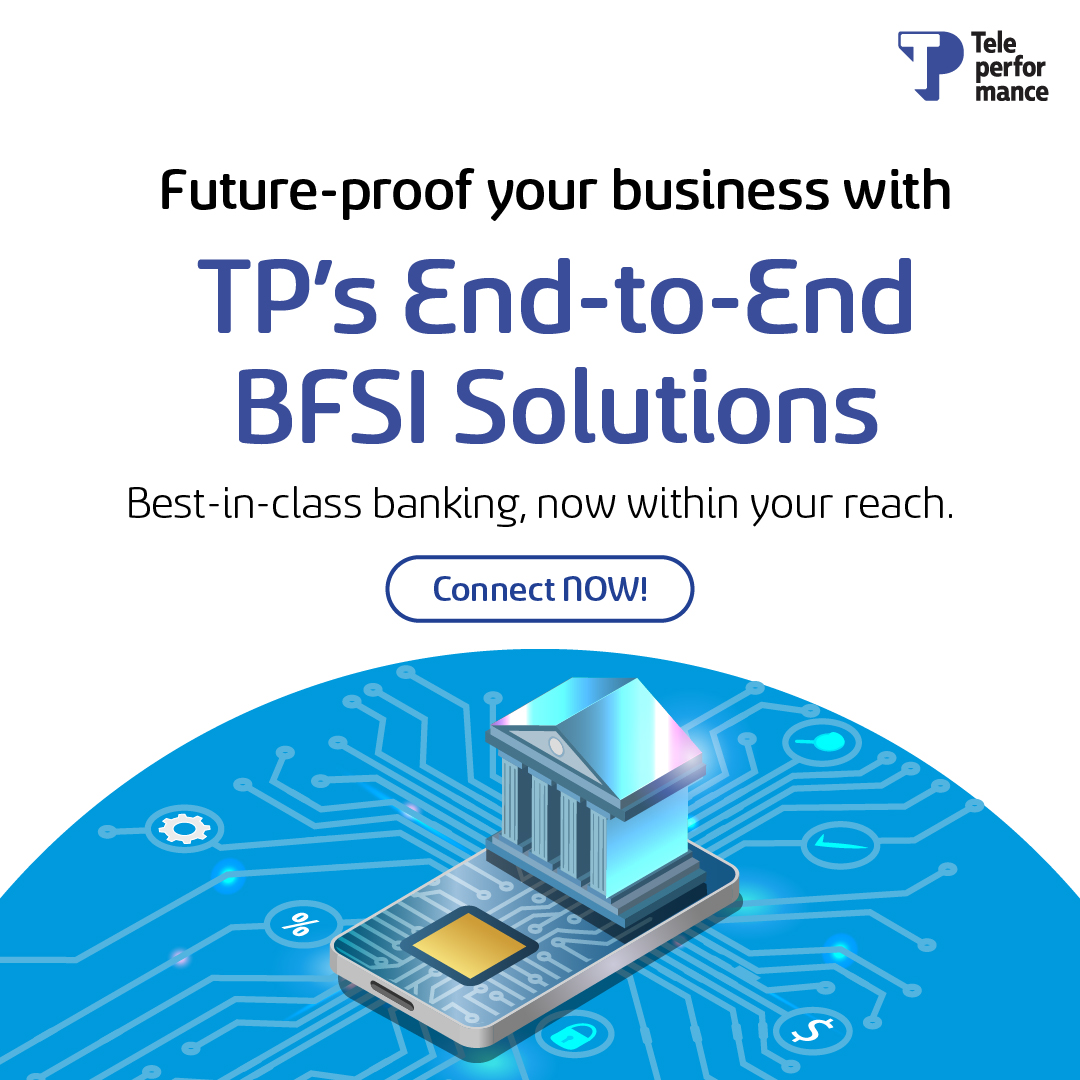 Partner with Teleperformance, the gamechanger for your Digital Banking Success. Stay ahead of the competition with cutting-edge solutions & seamless transformation journey. Connect with us at bit.ly/TP-banking-and… #BFSI #DigitalBanking #Finance #GrowWithTP