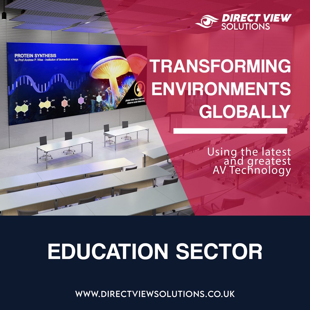 Revolutionising Education with DVLED! 📚

Say hello to the future of #learning! 🚀 #DVLED Displays are transforming classrooms into immersive hubs of knowledge. With vibrant colours and dynamic content, students are engaged like never before.

#EducationEvolved #ProAV #AVTweeps🎓