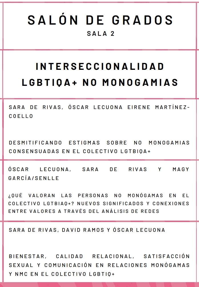 El 2 de octubre nos vemos en Valladolid en <a href="/MariCorners/">MariCorners</a> hablando sobre no monogamias en el colectivo LGTB!