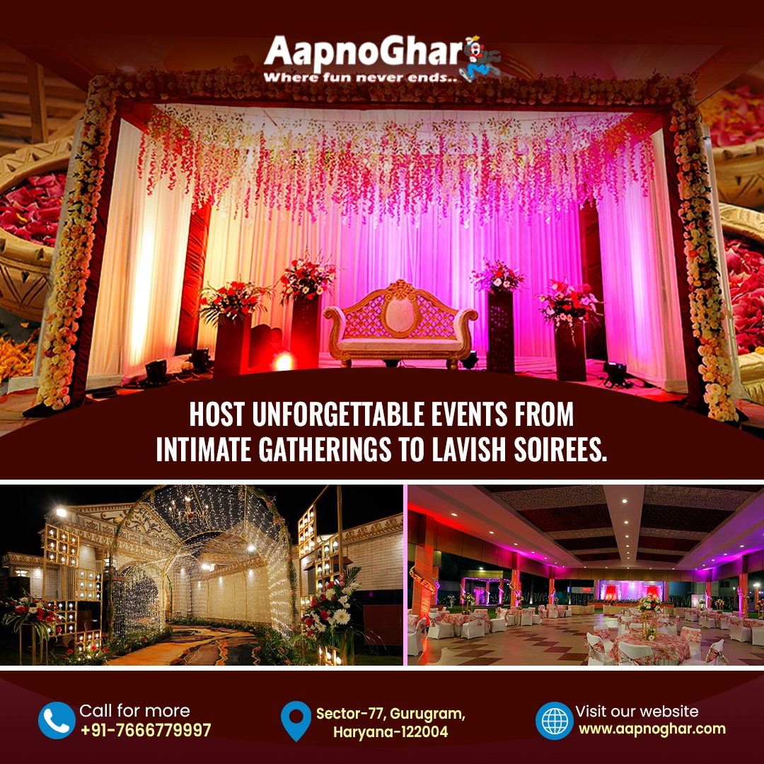 From intimate settings to extravagant affairs, #aapnoghar #resort brings your vision to life. Host with us and make every moment magical.🎉
🌐 aapnoghar.com📲7666779997
#weddingday #weddings #Trending #Gurugram #gurugramcouple #love #venues #celebratethemoment #explore